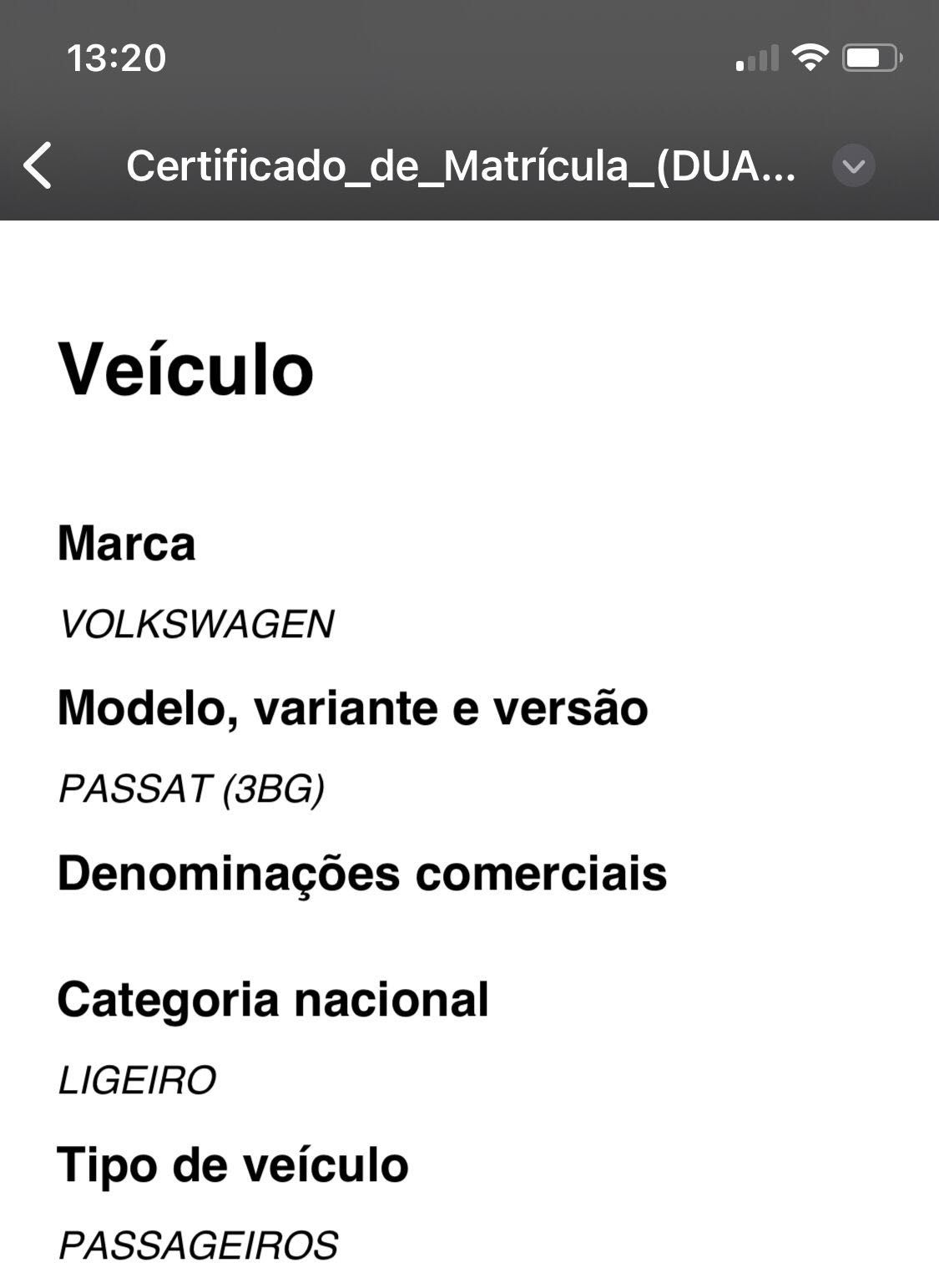 Passat 1.9 TDI 130cv 2002