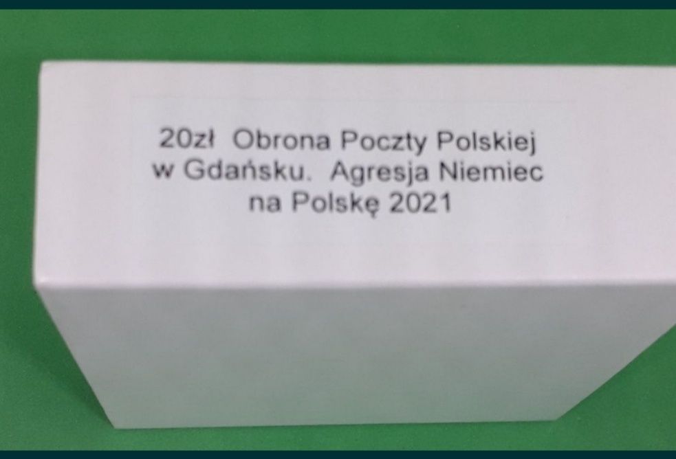 OKAZJA - TYLKO DZISIAJ -20 zł. Obrona Poczty Polskiej w Gdańsku.