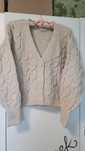 Sweter rozpinany reserved beżowy