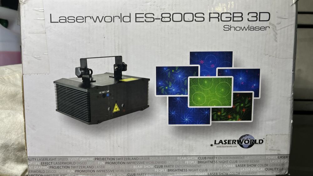 Lazer RGB 3D. Marca WORLD