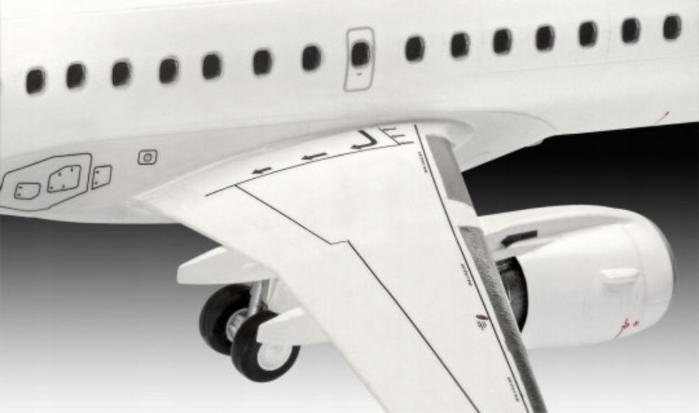 Model do sklejania REVELL 03883 1:144 Embraer 190 Lufthansa "New