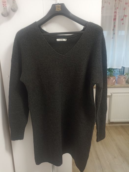 Długi sweter damski s/m/l