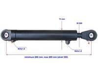 Siłownik hydrauliczny PŁUG CHWYTAK wysuw 300 mm - B.MOCNY - fakt.VAT