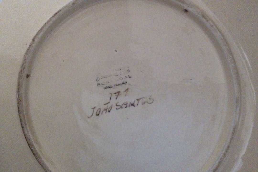 Prato Cerâmica Mestre João Santos /Alcobaça