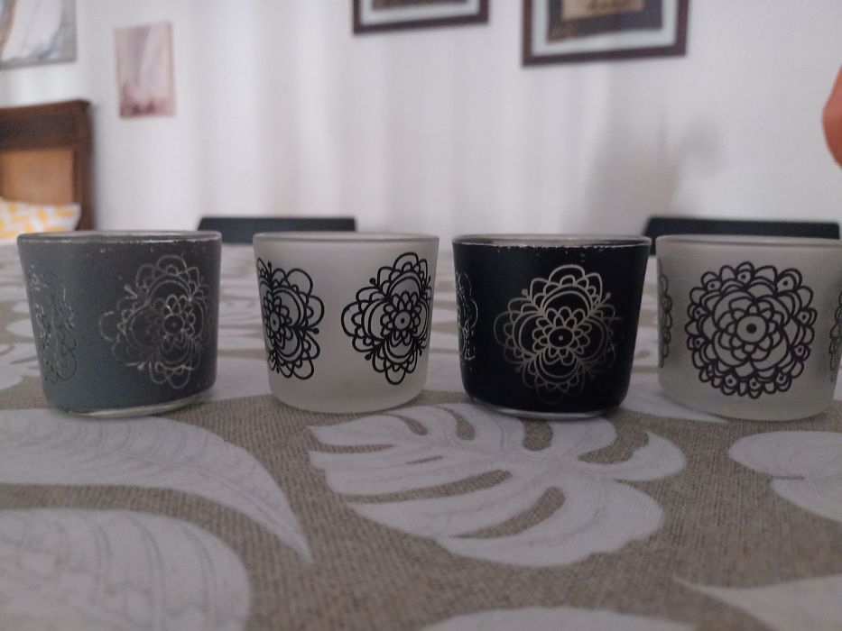 Conjunto copinhos para velas