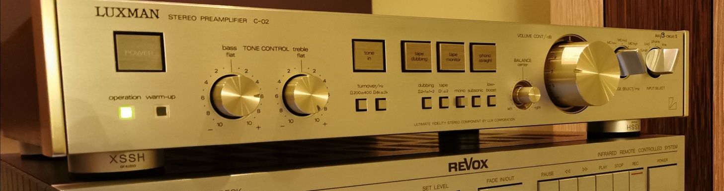Luxman C-02 Super przedwzmacniacz