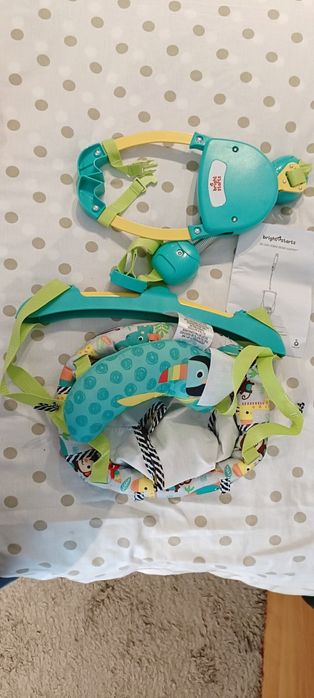 Saltador de porta para bebé Bright Starts Zig Zag Zebra