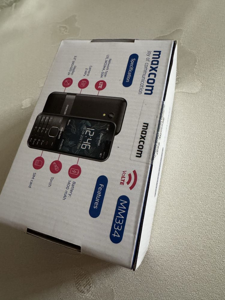 Telefon komorkowy MAXCOM MM334