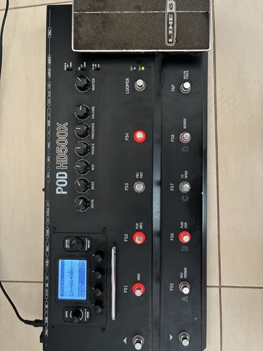 Pedaleira Line 6 Pod HD500X