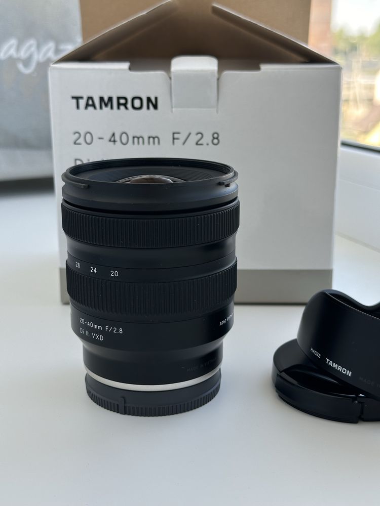 Tamron 20-40 f2.8 di iii vdx (sony e) стан нового, аналог 16-35 17-28