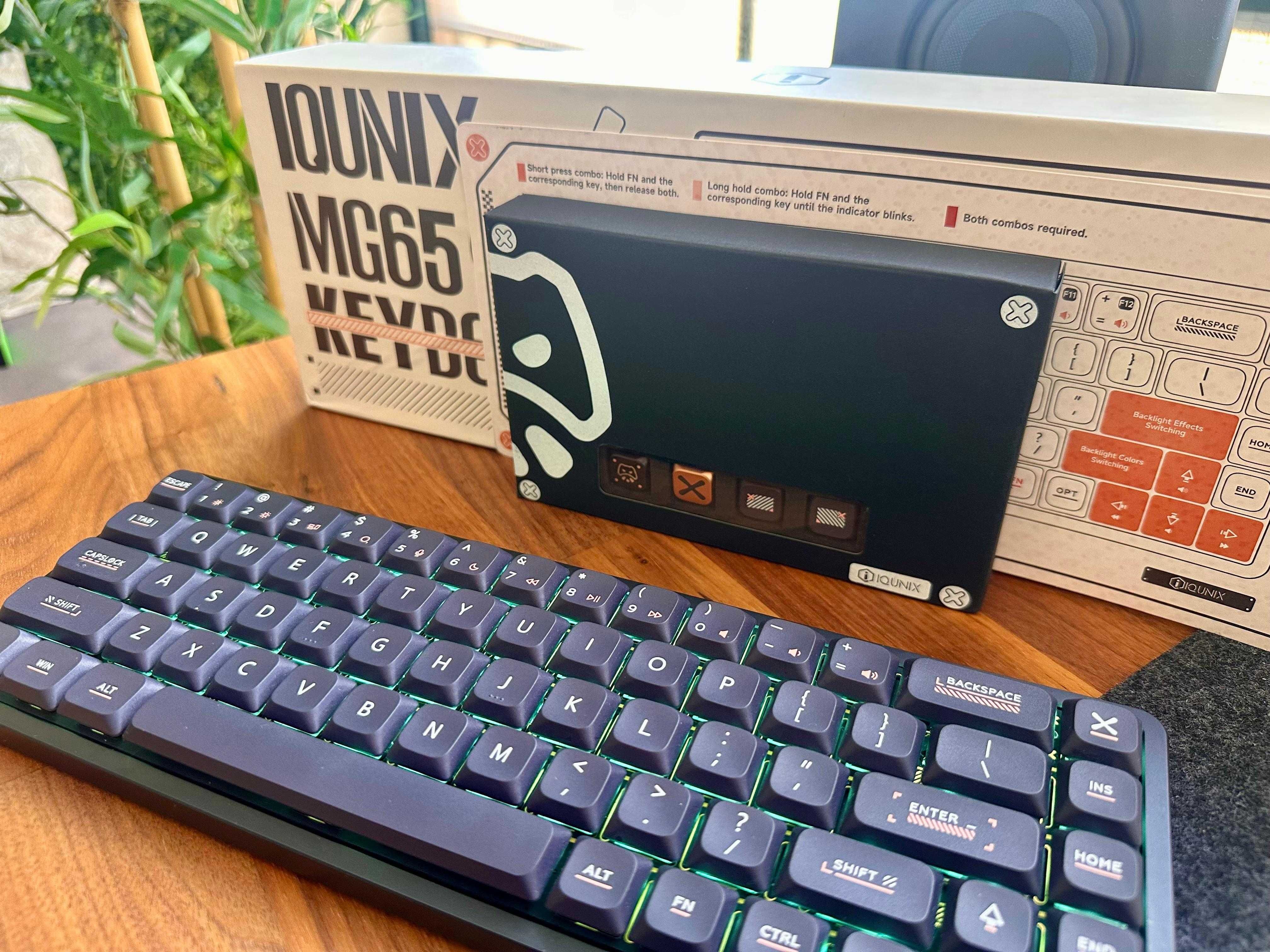 Teclado Mecânico IQUNIX MG65 - Como Novo