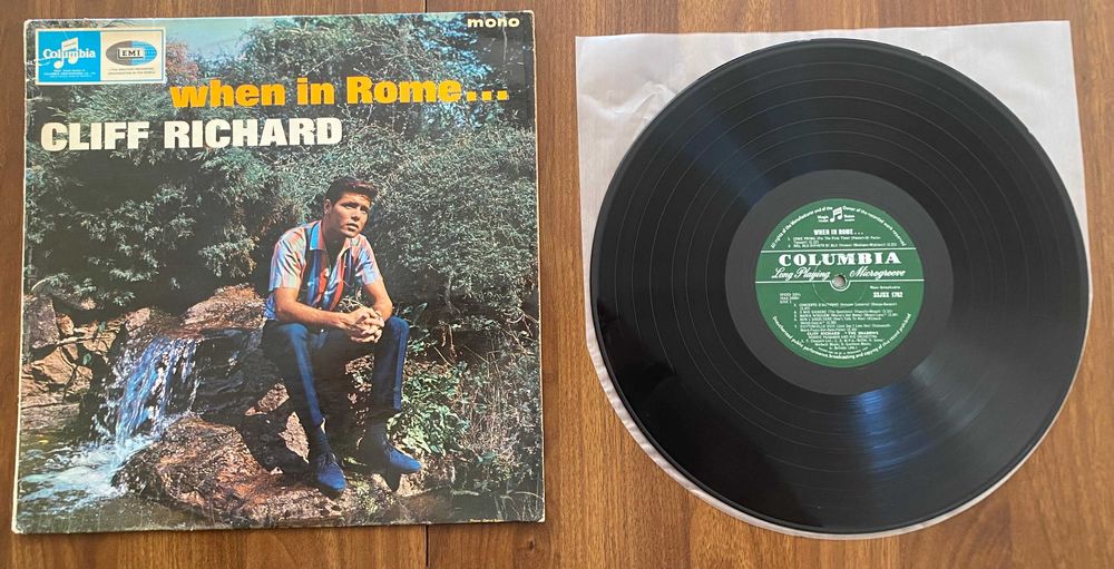Disco de vinil: Cliff Richard - When in Rome...