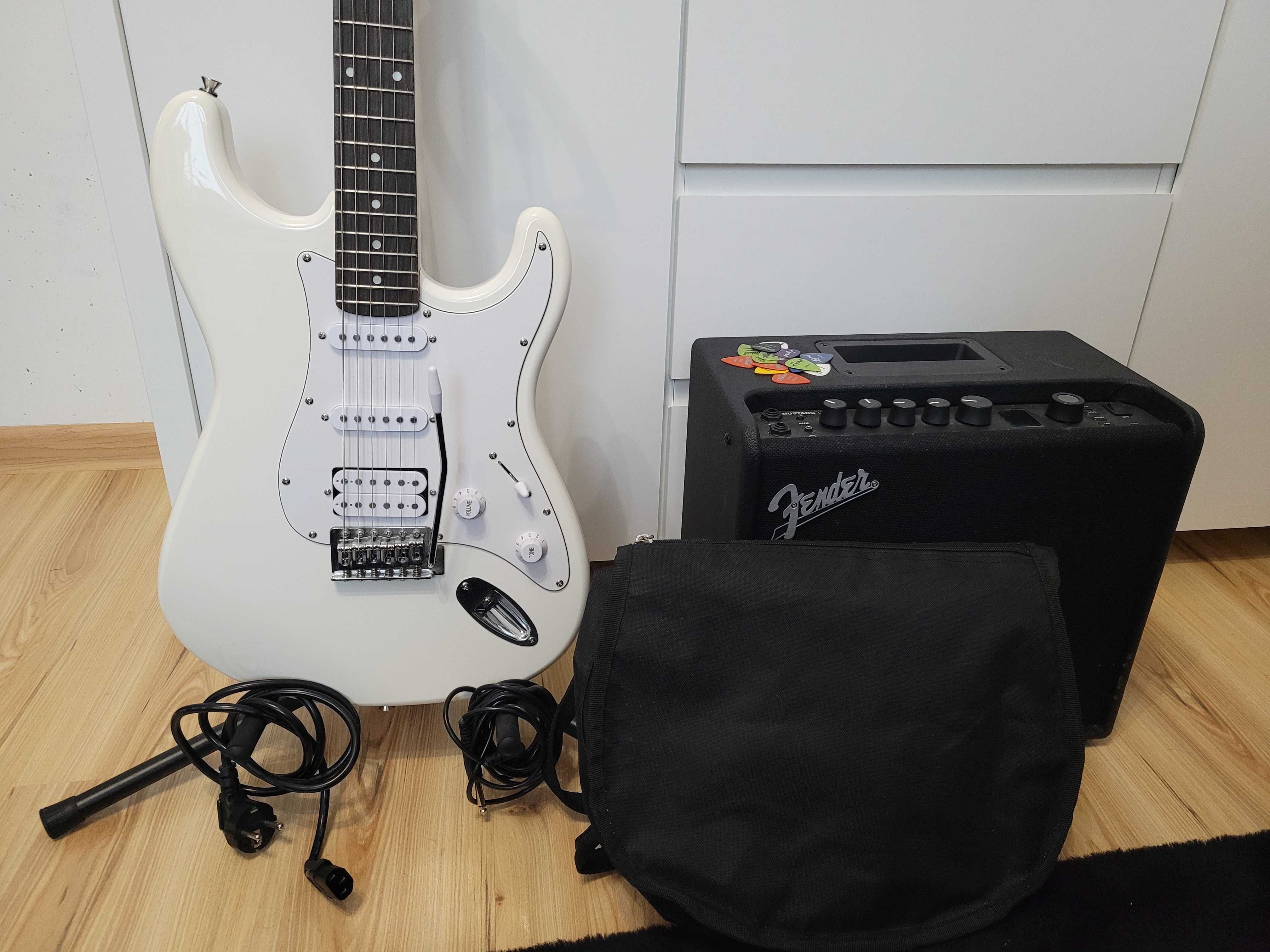 Zestaw gitara elektryczna