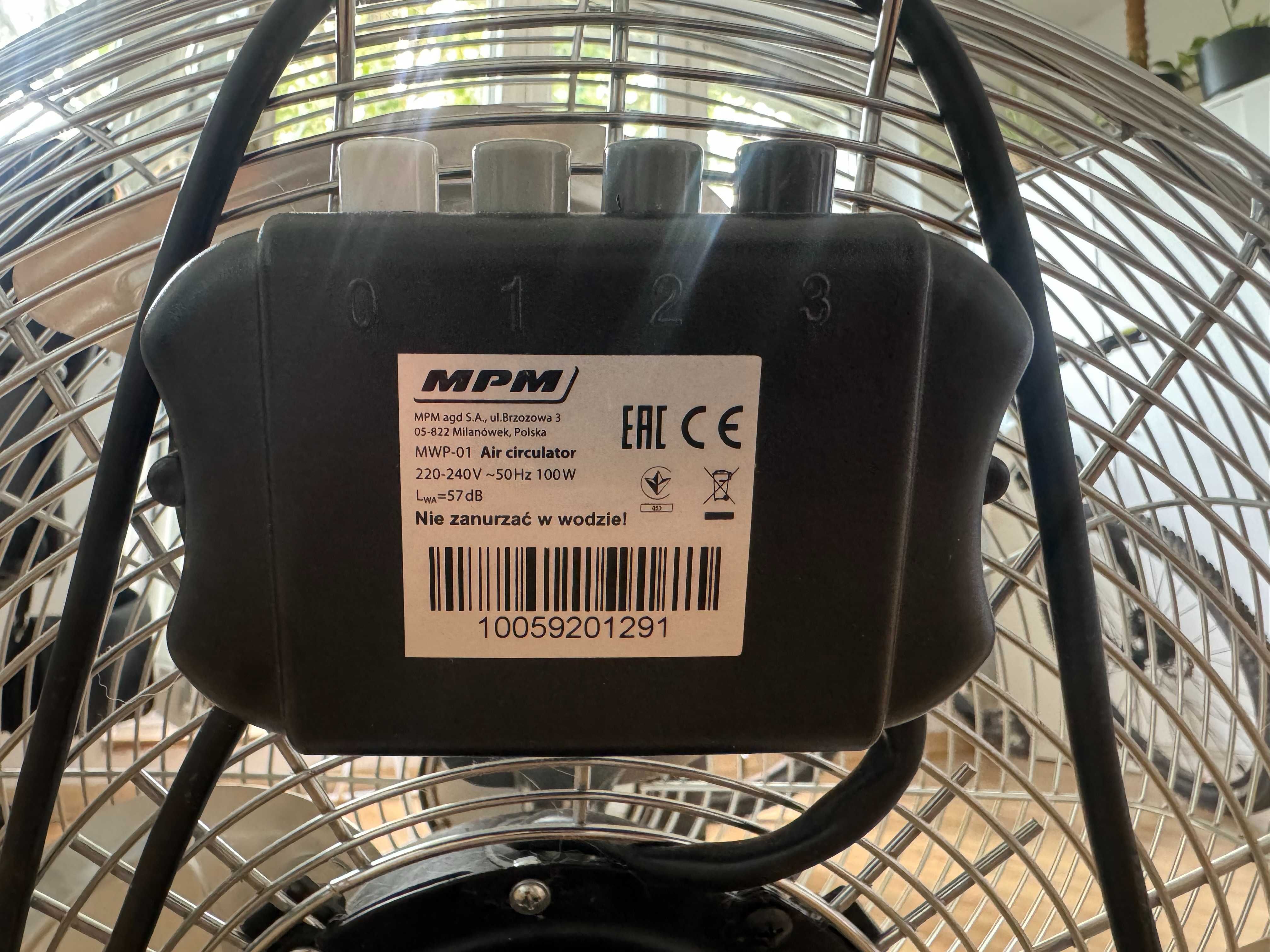 Cyrkulator powietrza MPM MWP-01 wentylator podłogowy