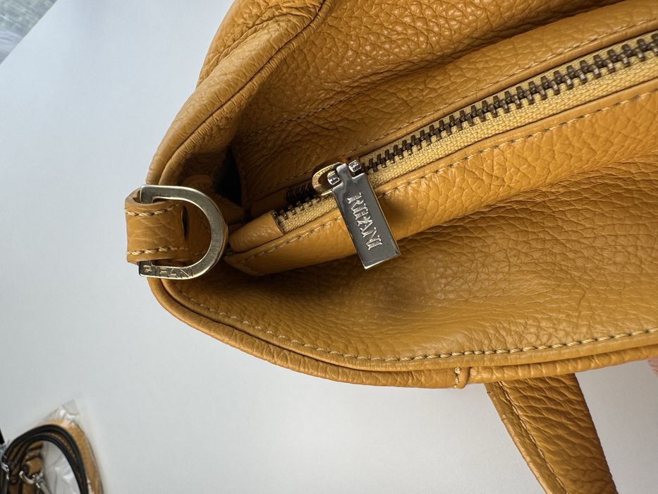 Skórzana torebka włoskiej marki premium RIPANI, shopperka