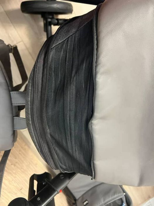 Детская коляска 2 в 1 Bair серая