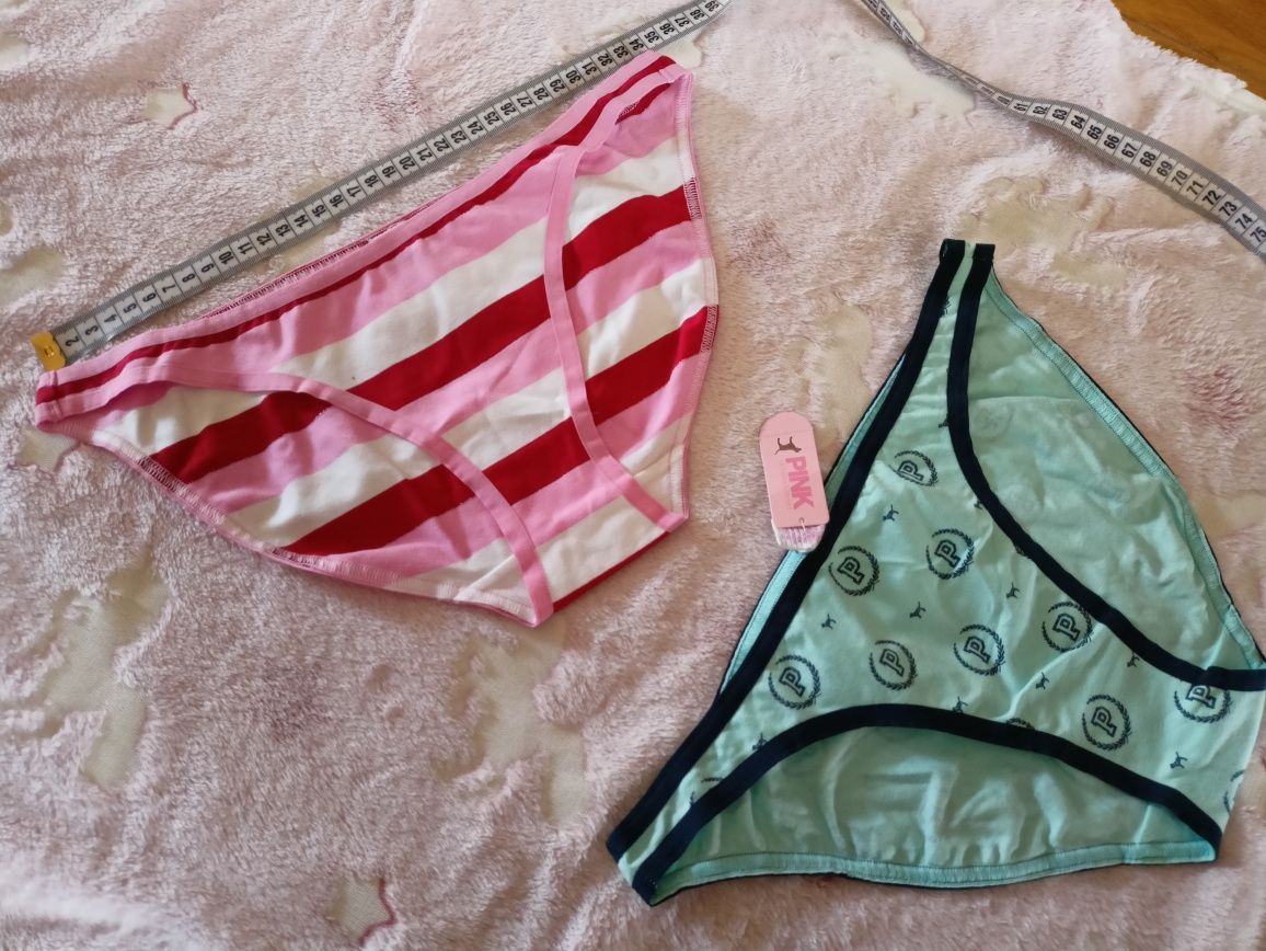 NOWE VICTORIA SECRET PINK majtki 2szt rozmiar M