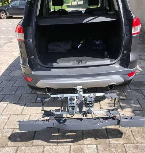 Bagaznik rowerowy na hak, stojak na 2-rowery uchylny Twinny Load Swing