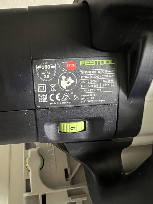 Заглибна пила Festool TS 55 REBQ