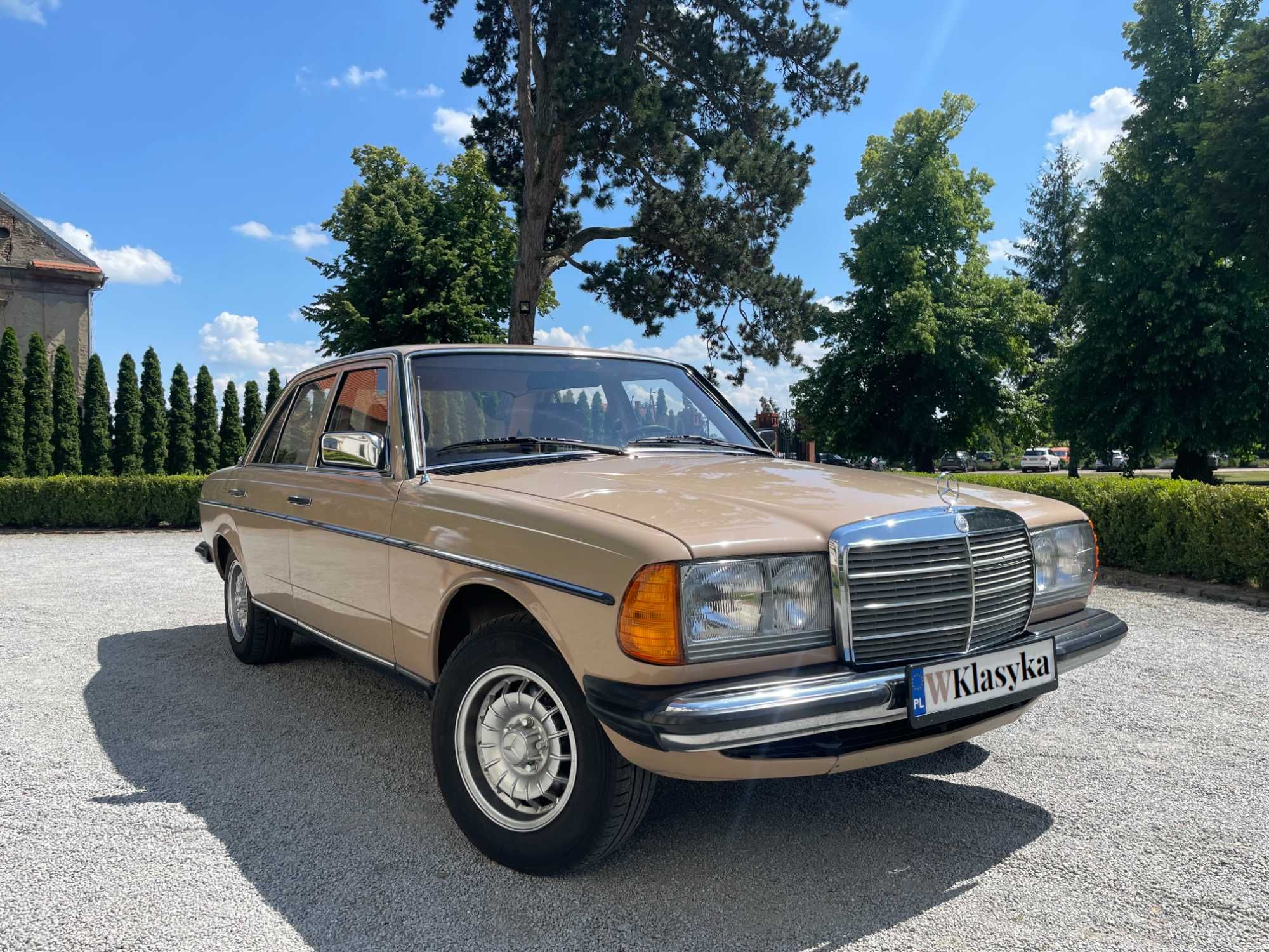 Wynajem auta na wesele | Klasyczny Mercedes W123 300D Automat