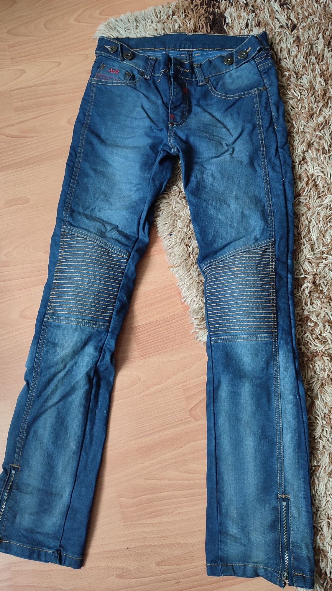 Spodnie motocyklowe damskie Vector Jeans Blue 36