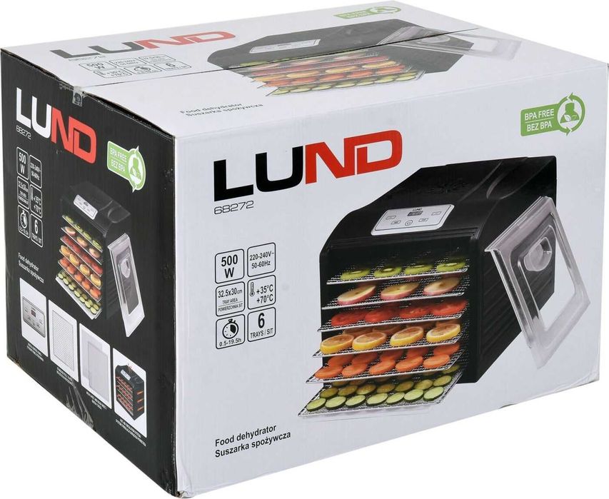 В наявності cушарка  Lund-68272  для овочів та фруктів на 6 піддонів