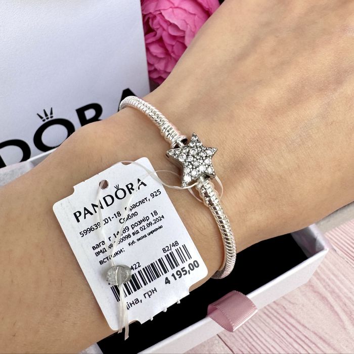 Браслет Пандора, Pandora оригінал, новий браслет пандора прикраса