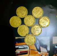 Монет 8 по 50 копеек 1992 года не магнитятся