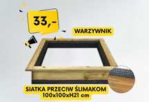 Warzywnik z siatką przeciw ślimakom | Donica | Rozsadnik OUTLET