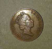 Moneta 1989 1 penny Elizabeth II