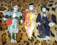 Фарфоровые куклы Kim - Puppe, клоун, мим. Германия