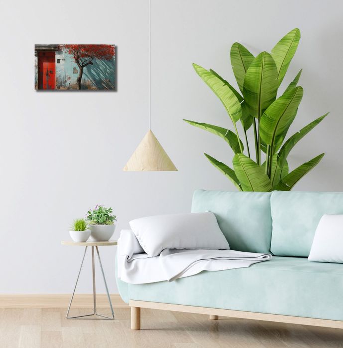 Obraz 40x20cm Widok Na Dawne