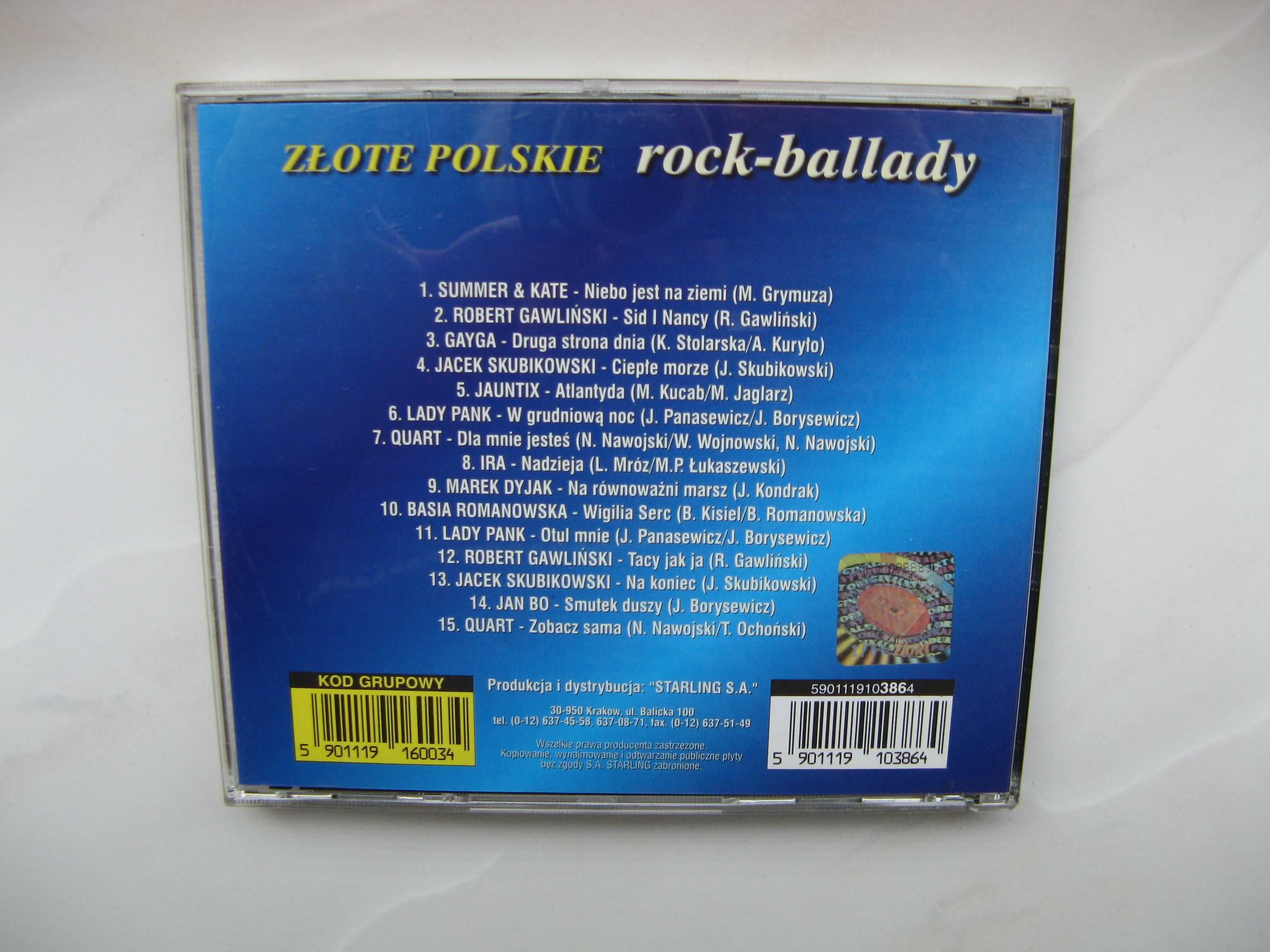 CD: Złote rock-ballady polskie do słuchania we dwoje - IRA, Lady Pank