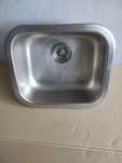 Banca  retangular em inox