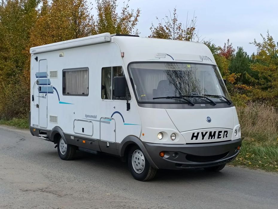 Hymer-Eriba Hymercamp B584  Zimowy Fiat Ducato pełna integra 3500kg 5 osób Hak 1650kg całoroczny