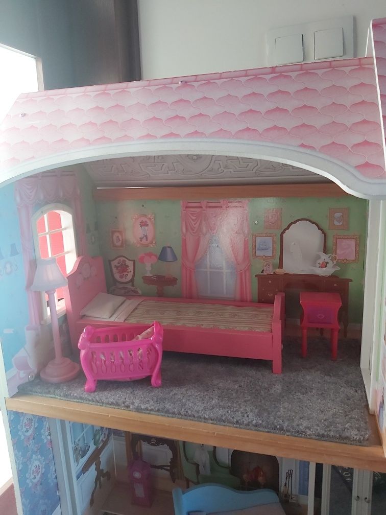 Domek dla lalek duży kinderkraft