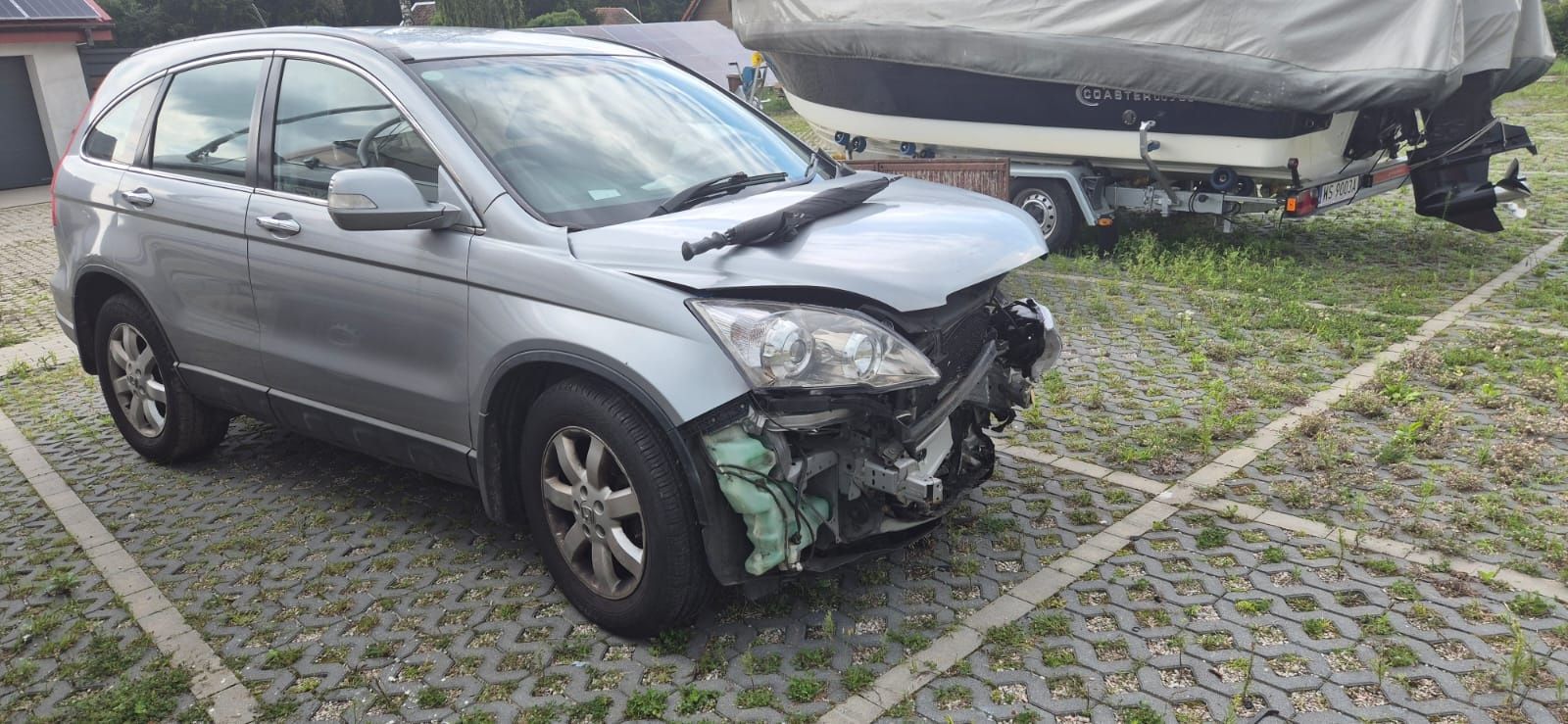 Honda crv uszkodzona