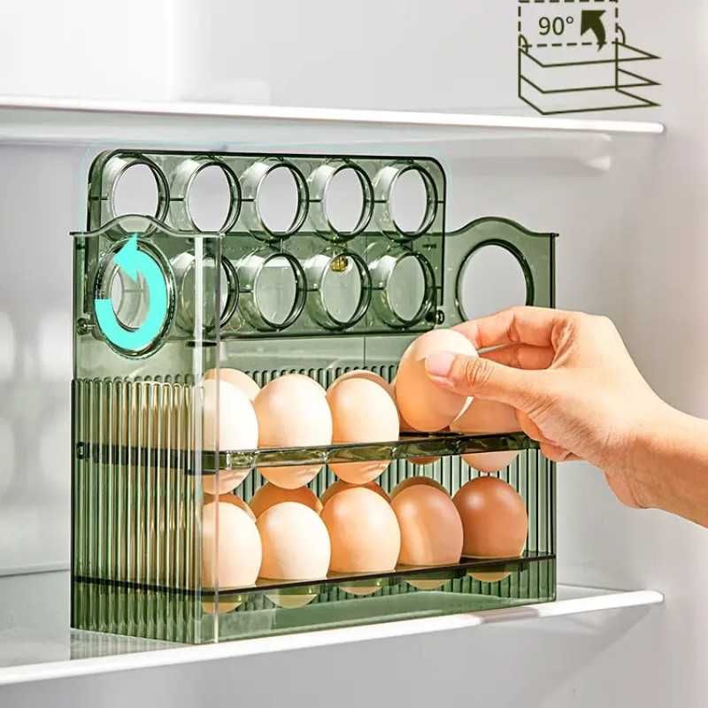 Контейнер-подставка для хранения яиц в холодильник, 30 ячеек