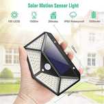 Lampa solarna LED wodoodporna z czujnikiem ruchu.