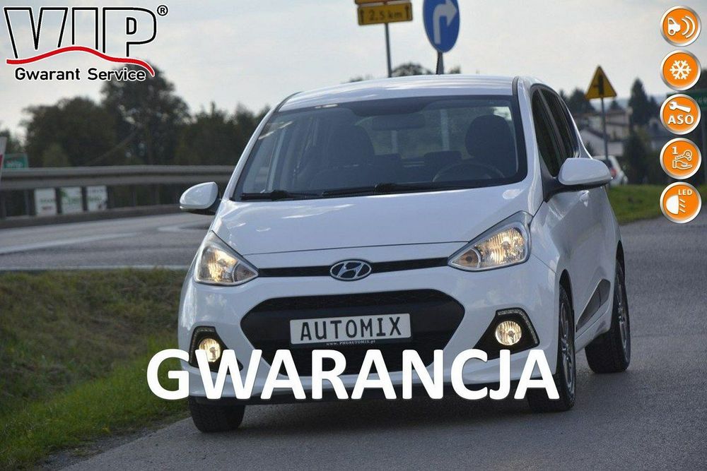 Hyundai i10 1.0 MPI POP ORANGE klimatyzacja gwarancja przebiegu niski przebieg