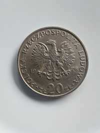 Sprzedam monetę PRL 1976 20 ZL Marcel Nowotko