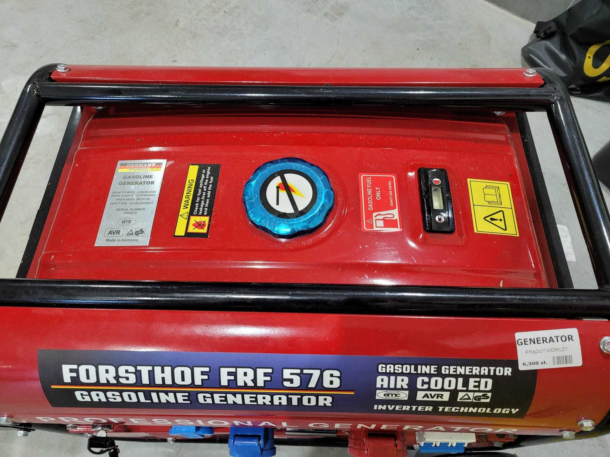 Agregat prądotwórczy, generator 6.7KW Forsthof FRF 576