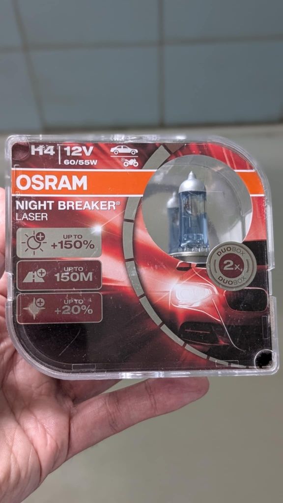 Żarówka samochodowa OSRAM 12v H4 / P43t 60/55W