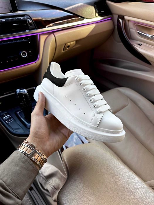 Кросівки Alexander McQueen Ivory Black White 36-40 ЛЮКС Обувь Кроссовк