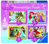 Puzzle 4w1 Księżniczki Disney, Ravensburger