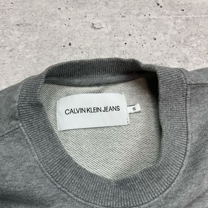 Кофта свитшот с боллшим лого Calvin Klein Jeans размер S-M