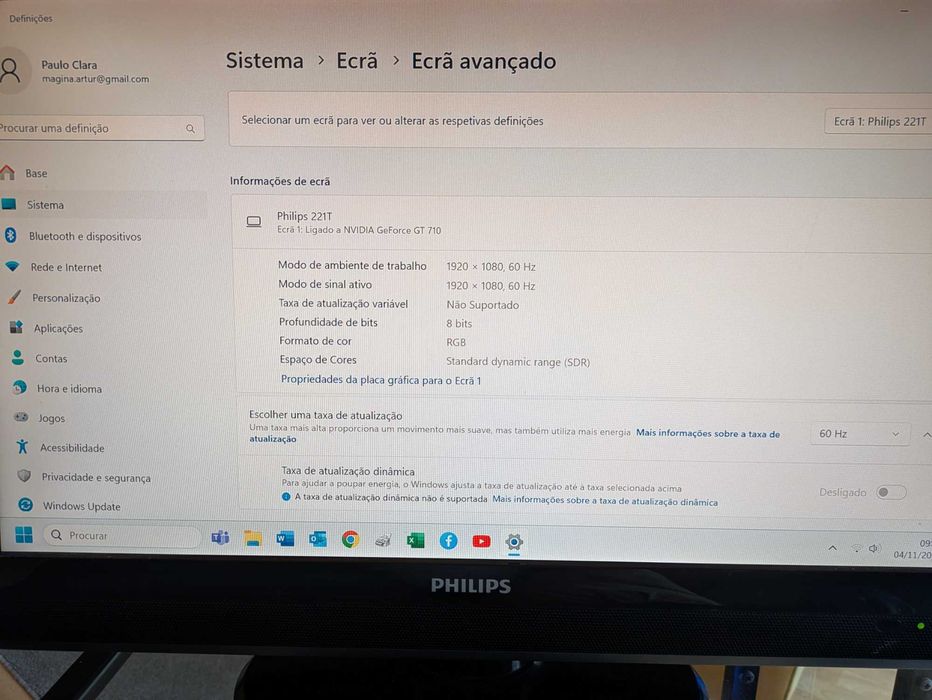 Computador Asus com processador Intel i5