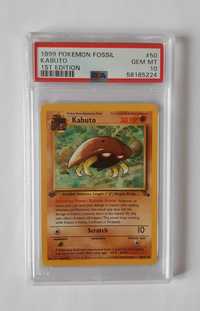 PSA 10 Pokemon Kabuto 1999 Fossil 50/62 1st edition Gem Mint