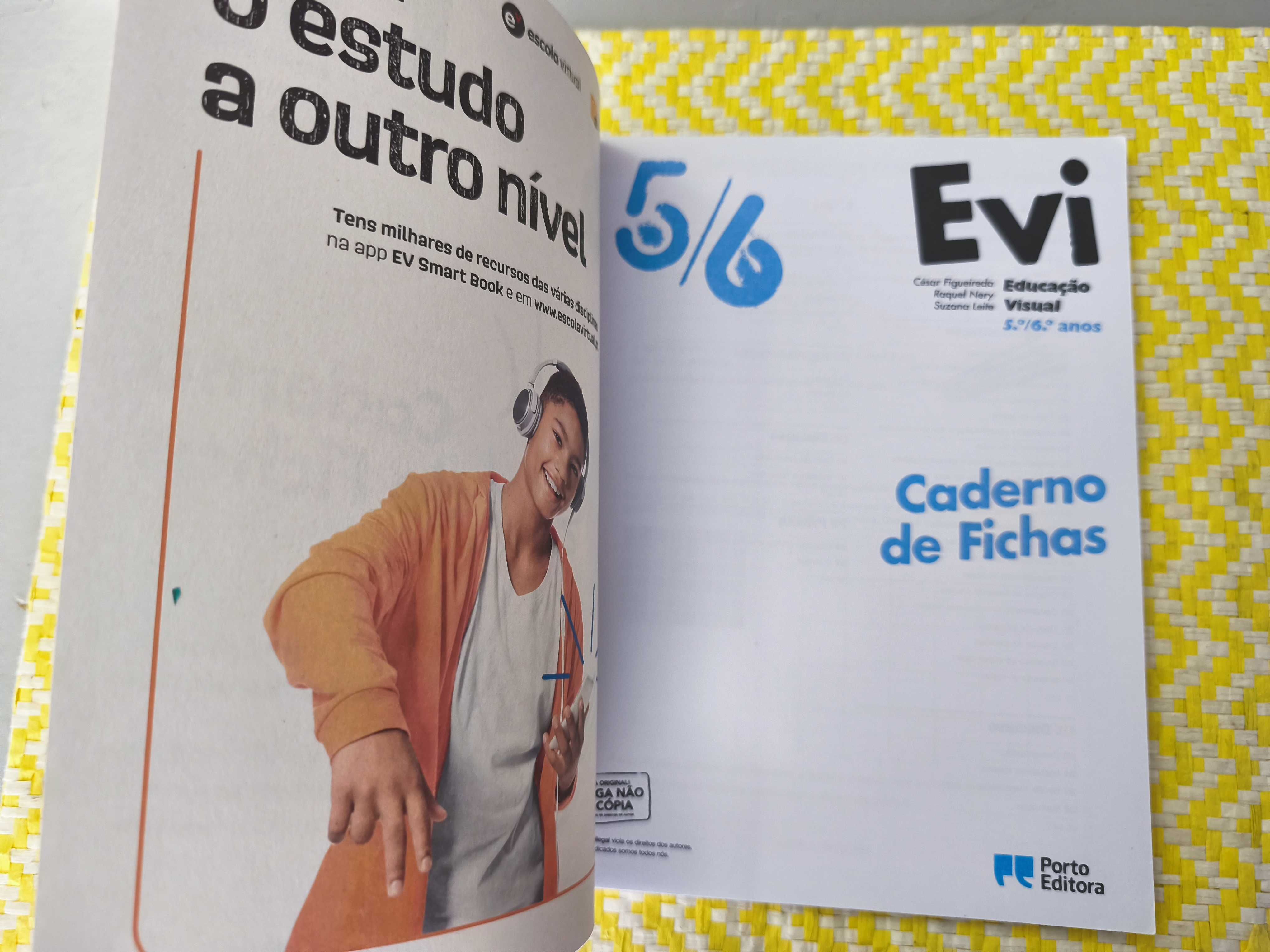 Caderno de Fichas - Evi - Educaç Visual - 5.º/6.º Anos
Porto Editora