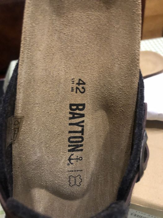 Kapcie męskie jesienno zimowe hiszpanskie Bayton